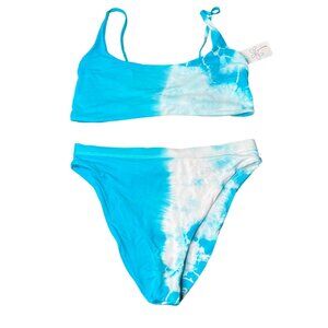 Dolls Kill Dippin Daisy's Bikini Size XL Mirage Crystal Tie Dye High Waisted NWT